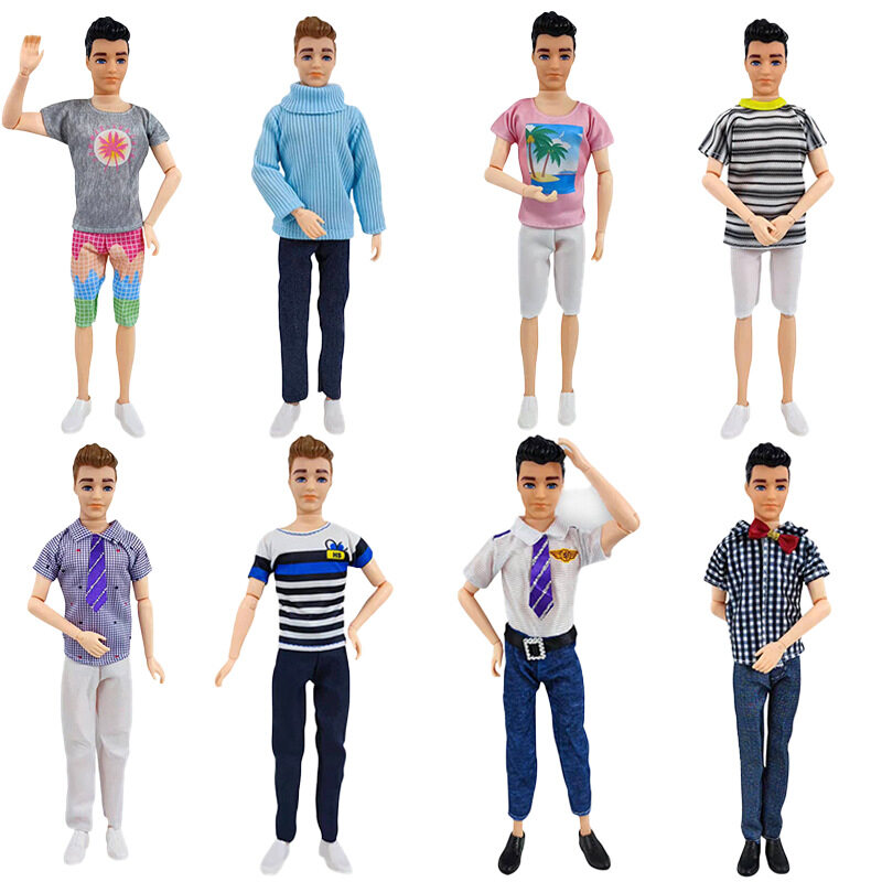 30CM Doll Clothes Male Doll Fashion Clothing Ken Prince Doll Accessories
