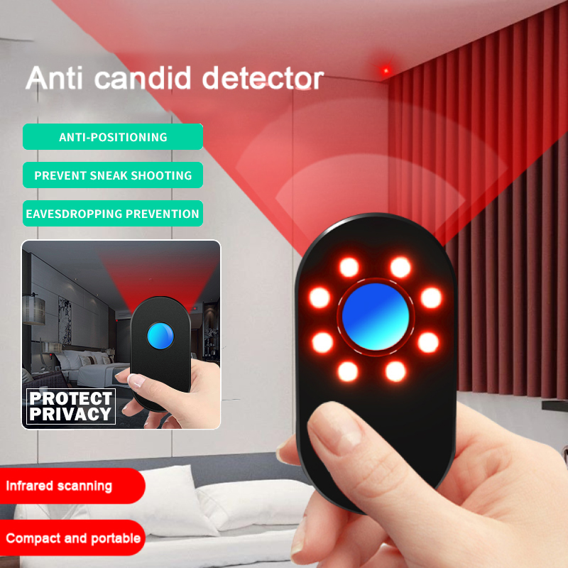E Life Smart Store thiết bị dò camera bảo vệ an ninh thiết bị dò camera cho camera giấu kín pinhole ống kính ẩn phát hiện tiện ích chống nhìn trộm hồng ngoại chuyên nghiệp cảm biến hiện diện camera giấu kín thiết bị dò camera