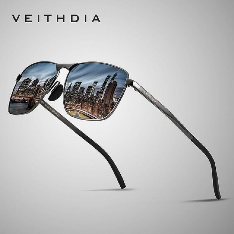 VEITHDIA Brand Men s Vintage Sports Sunglasses Polarized UV400 Lens