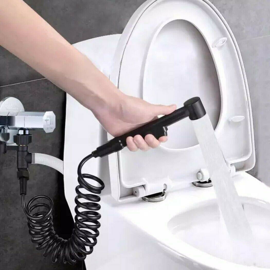 Vòi Hoa Sen Có Nắp Đậy Bằng Thép Không Gỉ 2M Vòi Hoa Sen Dạng Lò Xo Có Thể Thu Vào Linh Hoạt Cho Ống Nước Vòi Xịt Bồn Cầu Phụ Kiện Phòng Tắm