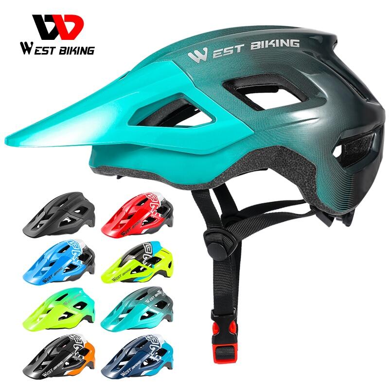 West biking mũ bảo hiểm xe đạp mũ an toàn đạp xe đúc nguyên khối điều chỉnh được cho nam nữ mũ bảo hiểm đạp xe đạp điện đường trường mtb