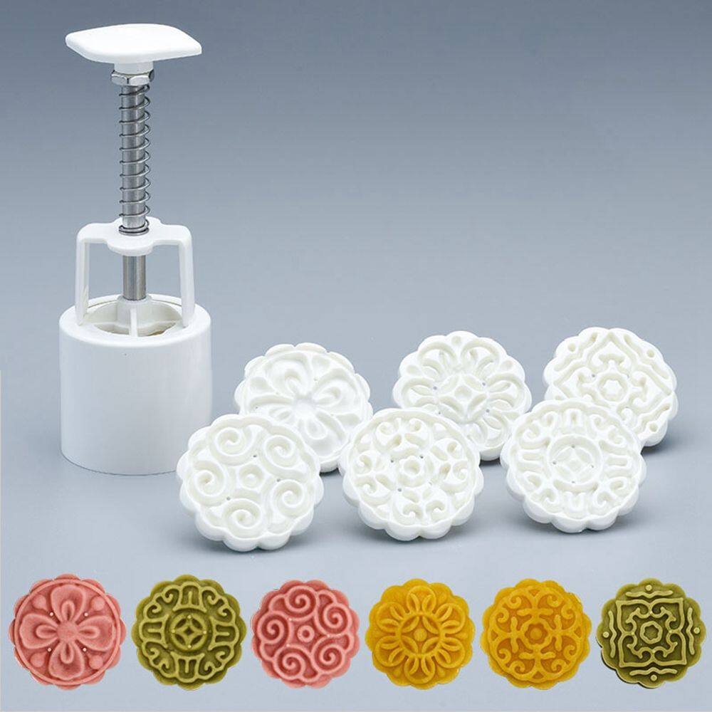 WISH Dụng Cụ Làm Bánh Trung Thu Thủ Công Tự Làm Dụng Cụ Làm Bánh Khuôn Bánh Quy Bánh Trung Thu Khuôn Bánh Trung Thu Khuôn Ép Bánh Trung Thu Khuôn Bánh Trung Thu