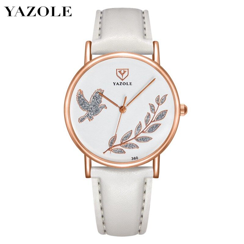 Đồng Hồ Thương Hiệu Xa Xỉ Hàng Đầu YAZOLE 360 Đối Với Phụ Nữ, Đồng Hồ Thạch Anh Nữ Thời Trang, Xu Hướng Đồng Hồ Đeo Tay Quà Tặng Cho Nữ Mứt Tangan Wanita