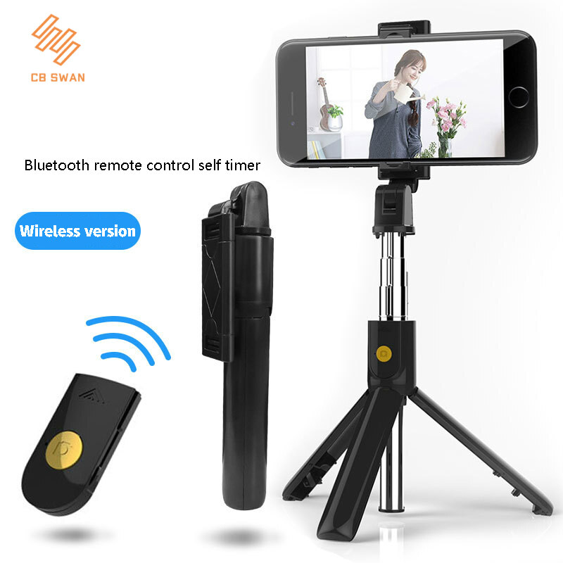 ไม้เซลฟี่ บลูทู ธ Handheld Selfie Stick สากล ขาตั้งกล้องรีโมตคอนโทรล Bluetooth มัลติฟังก์ชั่น ไม้เซลฟี่บลูทูธ ขาตั้งกล้องเซลฟี่บลูทูธ ไม้เซลฟี่โทรศัพท์ สิ่งประดิษฐ์สด สิ่งประดิษฐ์ภาพถ่าย ใหม่