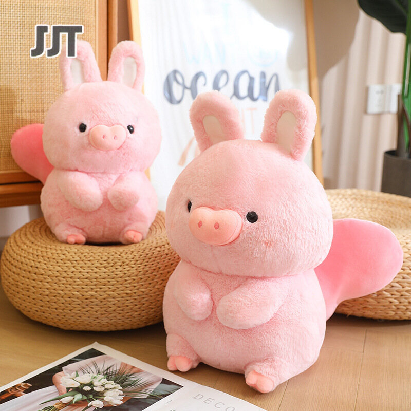 Cute Rabbit Pig Doll Children's Rabbit Plush Toy Pink Pig Rabbit Girls Birthday Gift ราคา 285 บาท*ส่งฟรี