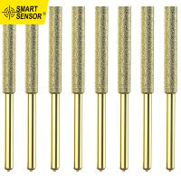 Smart Sensor 8ชิ้นบิตเลื่อยโซ่ไทเทเนียมชุบเครื่องลับเพชรความแข็งสูงตะไบเลื่อยไฟฟ้า