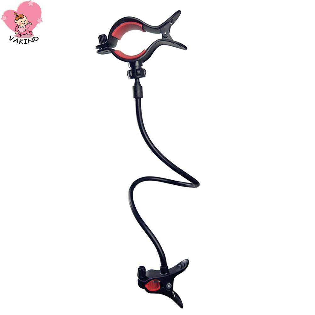 Hands-free Adjustable Bottle Clip Holder on Baby Strollers Bed for Dad Mumy