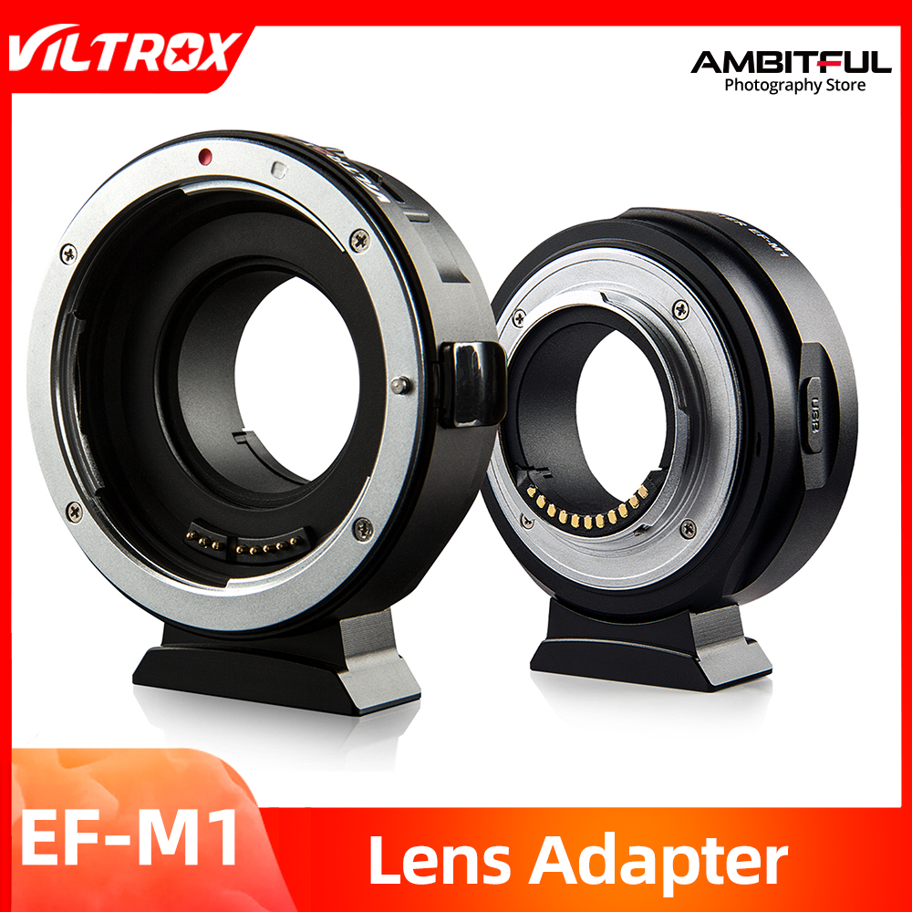 Viltrox EF-M1 M43 Lens Adapter Auto Focus for Canon EF EF-S Lens to Camera M4/3 Mount GH5 GH4 GX85 Olympus E-M5 II E-M10 III ราคา 4,016 บาท*ส่งฟรี