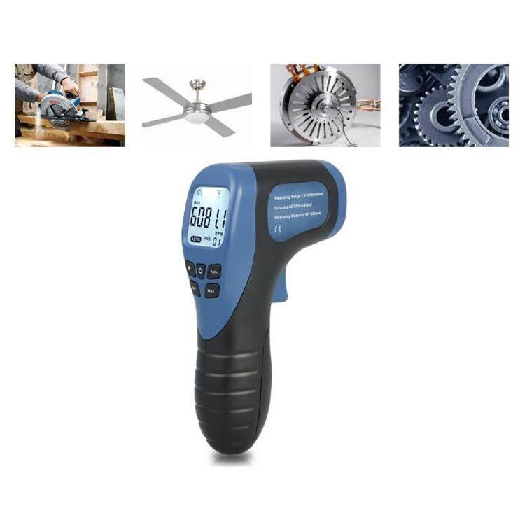 Máy đo tốc độ chính xác cao không tiếp xúc máy đo tốc độ động cơ hiển thị kỹ thuật số