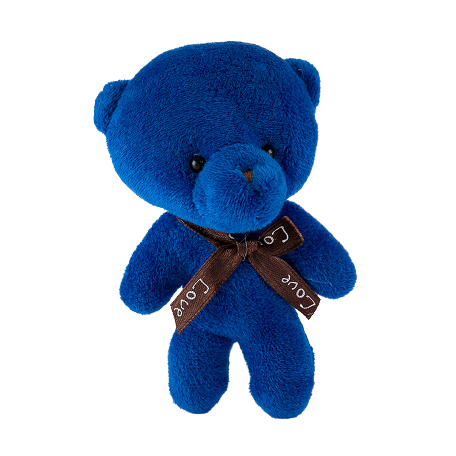 thick blue teddy bear