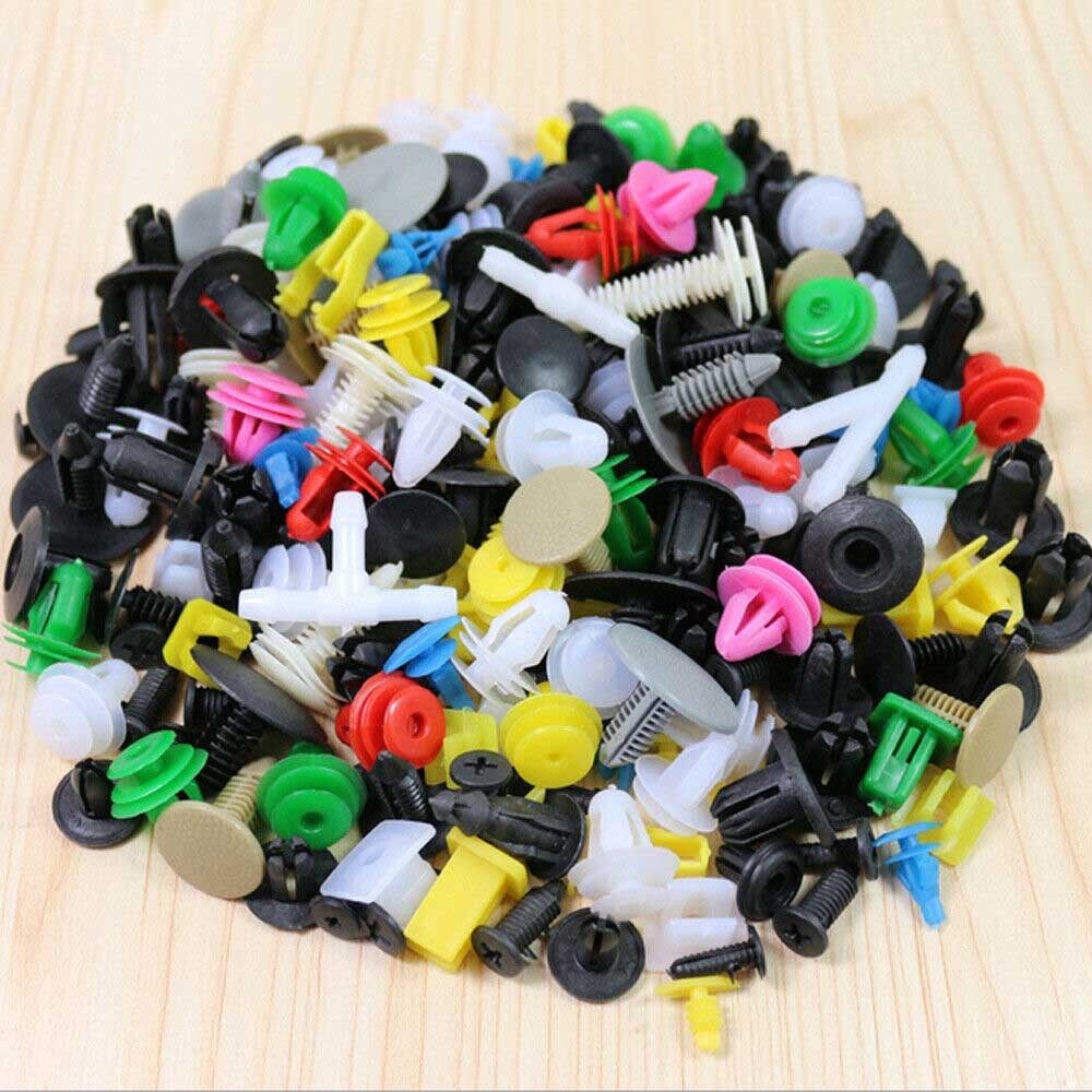 100 chiếc kẹp chốt ô tô xe hơi hỗn hợp trang trí chắn bùn cản xe đinh tán bằng nhựa bảng điều khiển cửa