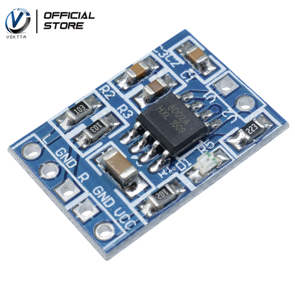 Voktta bảng mạch khuếch đại âm thanh mini hxj8002 2.0v-5.5v mô-đun bộ khuếch đại đơn âm