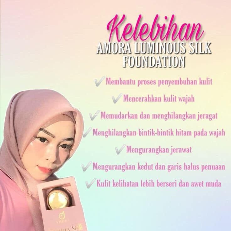 amora luminous silk foundation review