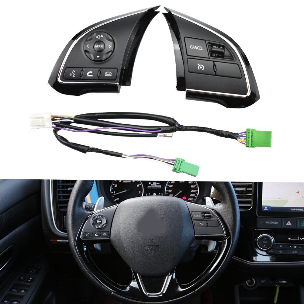 Nút công tắc điều khiển hành trình cho mitsubishi outlander 3 2013-2019 xpander 2016-2019 eclipse cross 2016-2019 trito strada sportero 2015-2017 cho fiat fullback 2016-2017 công tắc nút vô lăng