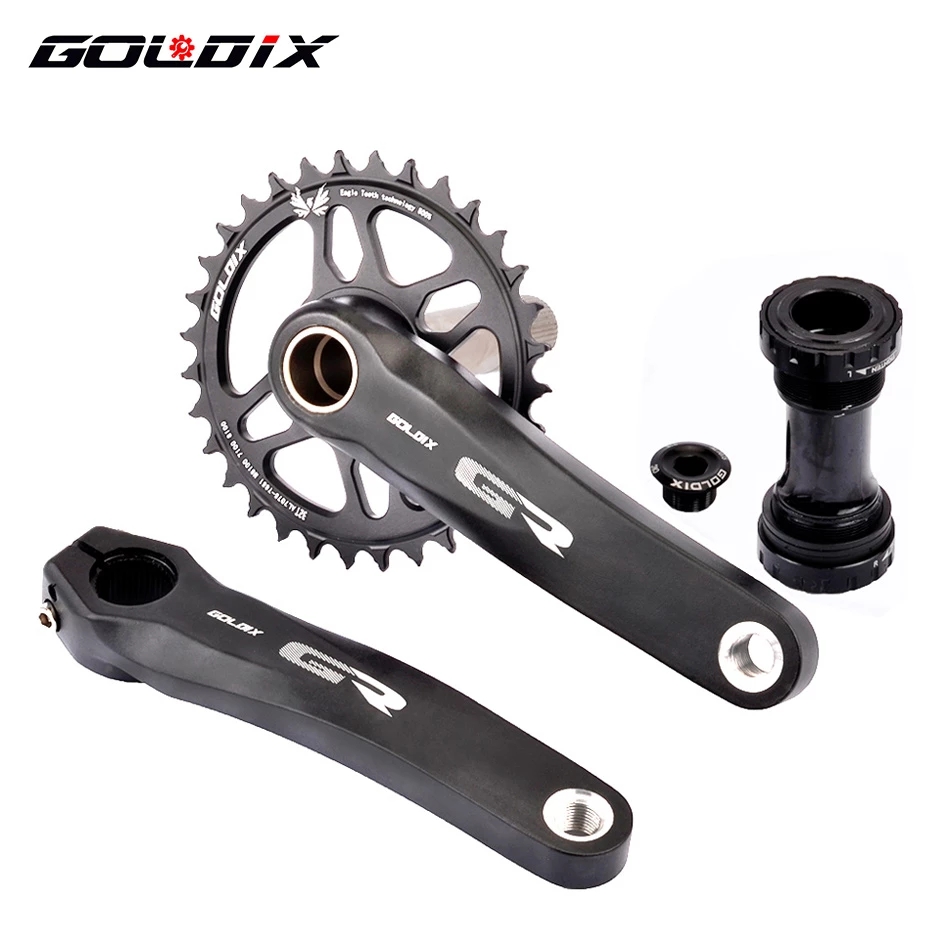 GOLDIX SHIMANO SLX FC M7100 M7120 Crankset Bánh Răng Giò Đĩa Xe Đạp Leo Núi 12S 170Mm 32T 34T 36T 38T 40T MT800 Giá Đỡ Đáy M7100 Crankset
