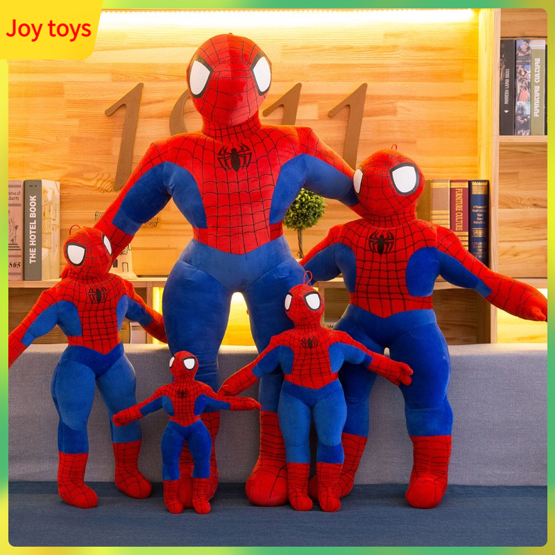 Búp bê đồ chơi sang trọng avengers spiderman 40/120cm búp bê đội trưởng mỹ dơi búp bê đồ chơi bé trai gối đồ chơi trẻ em gối người nhện cho bé trai quà sinh nhật cho bé trai