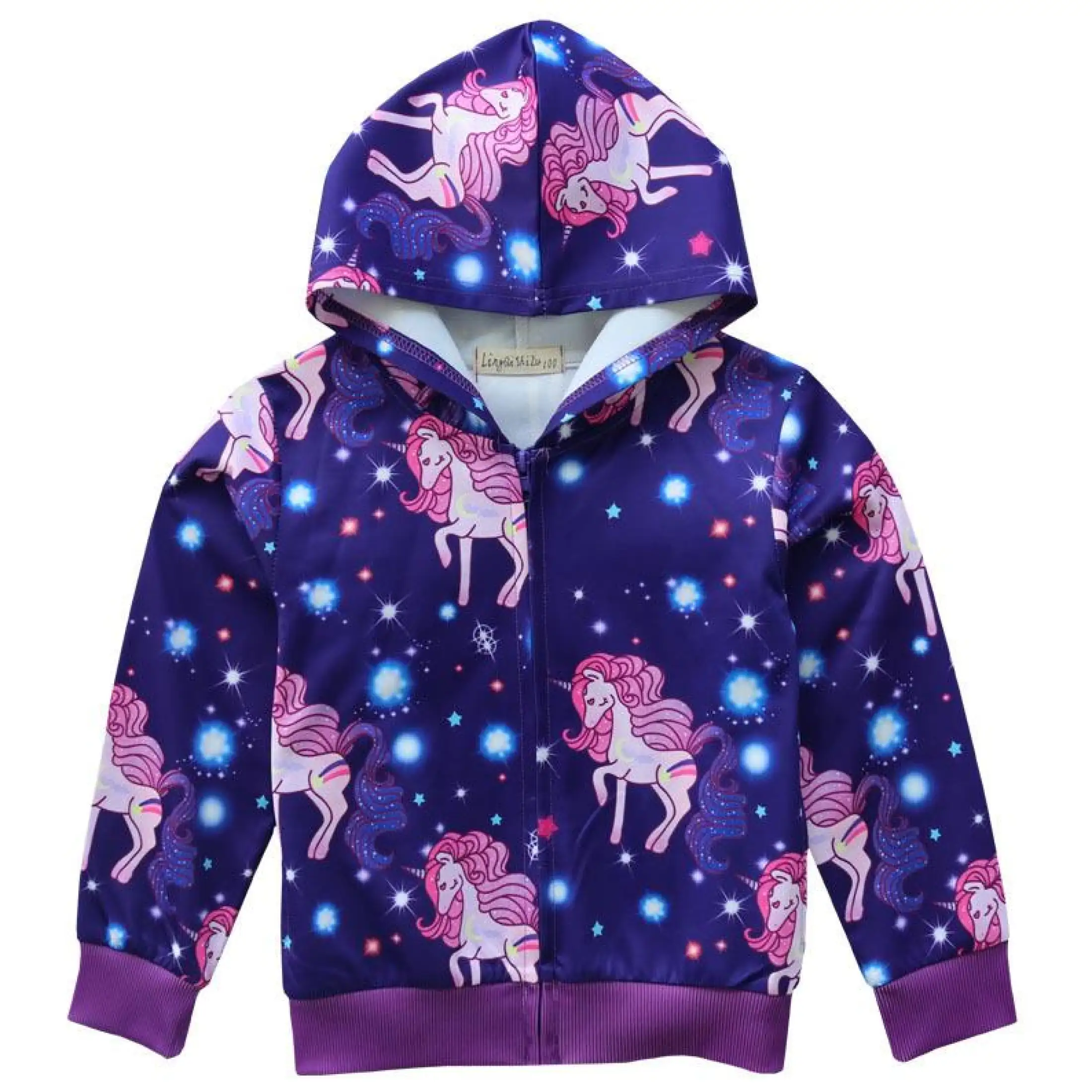 girls unicorn cardigan