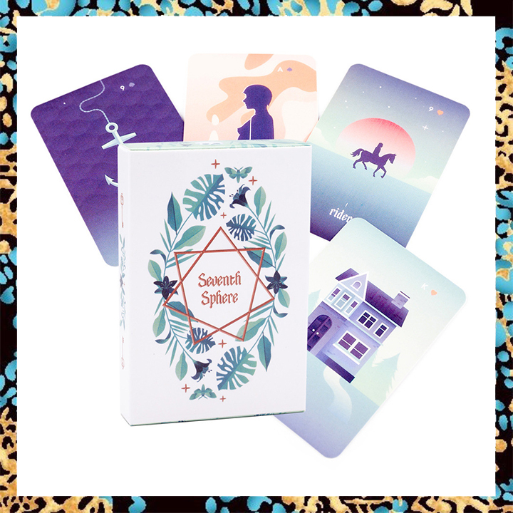 Bộ bài seventh sphere lenormand | kích thước 8.8x6cm | 36 lá | thẻ oracle card | thẻ bói toán