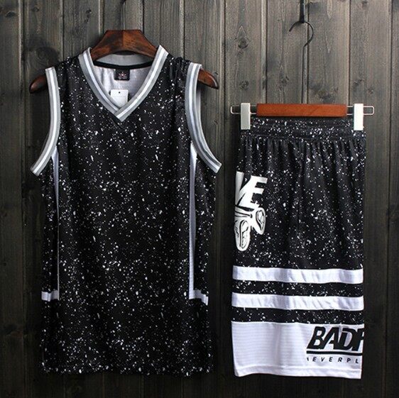 Quần Áo Bóng Rổ Mùa Hè Sinh Viên Đại Học Nam Jersey Không Tay Chuyển Động Vest Set