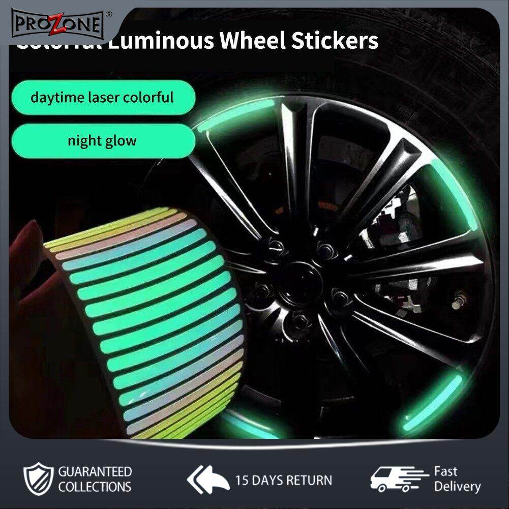 20pcs xe dải phản quang sticker phản chiếu cao phản quang xe đạp