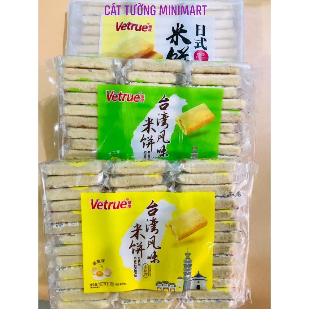 Bánh gạo vetrue đủ vị gói 300g - 320g