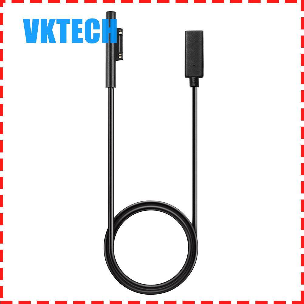 Máy tính cáp pd cái loại c bộ 20cm, dây sạc nhanh cho microsoft surface pro 7/6/5/4/3