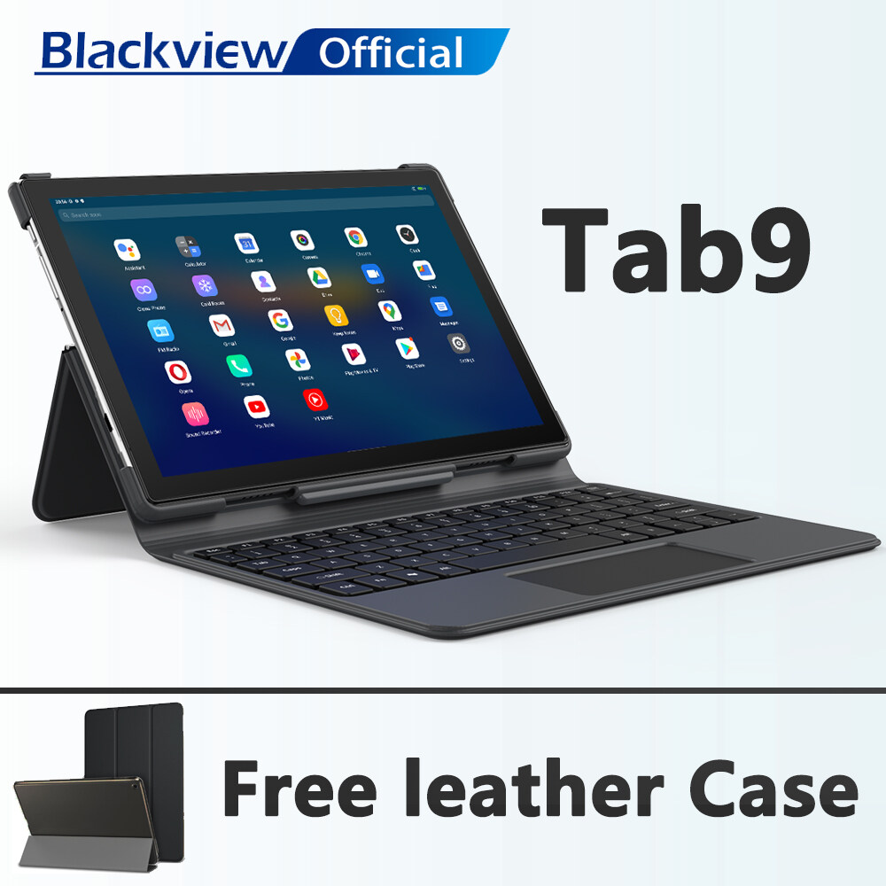 Blackview Tab 9 10.1 "Android 10แท็บเล็ต1920X1200 Octa Core 4GB RAM 64GB ROM 4G เครือข่าย13MP กล้องมองหลัง7480MAh แท็บเล็ต PC