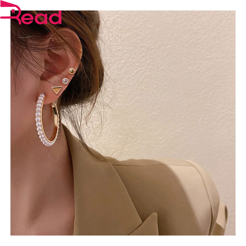 READ Bộ Bông Tai Ngọc Trai Vàng Nhiều Cặp Không Gây Dị Ứng Dành Cho Nữ Nữ, Khuyên Tai Dạng Vòng Mắt Xích Thời Trang Khuyên Tai Dạng Thả Khuyên Tai Kẹp Giấy Tuyên Bố Boho Khuyên Tai Không Gây Dị Ứng Cho Tiệc Sinh Nhật Quà Tặng Trang Sức Giáng Sinh
