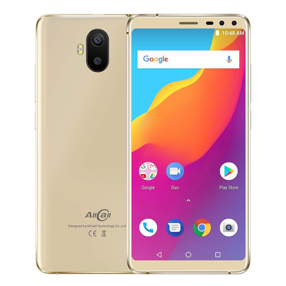 ?การจัดส่ง + ข้อเสนอฉับพลัน?AllCall S1 5.5 นิ้ว 5000 มิลลิแอมป์ชั่วโมง Android 8.1 2 กิกะไบต์ RAM 16 กิกะไบต์ ROM MTK6580A Quad core 3 กรัมสมาร์ทโฟน