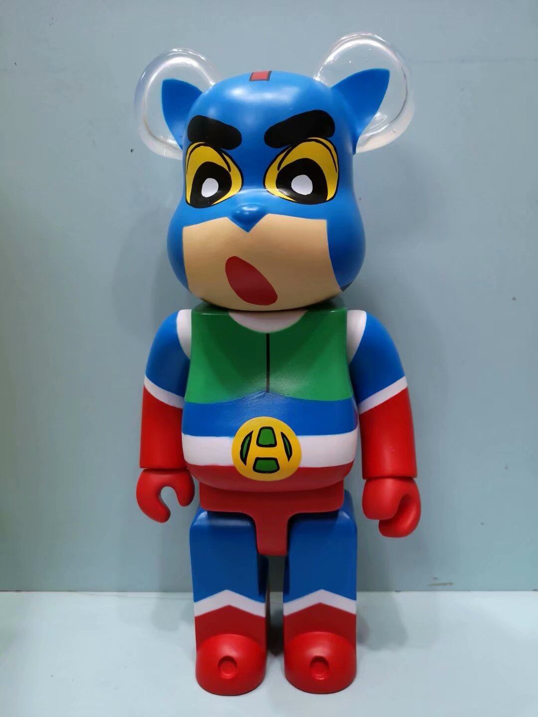 Đồ Chơi Bearbrick Anime Gấu Khối Xây Dựng Căn Cứ Núi Trống Mô Hình Gấu Bạo Lực Siêu Nhân Năng Động Búp Bê Đồ Trang Trí 400%