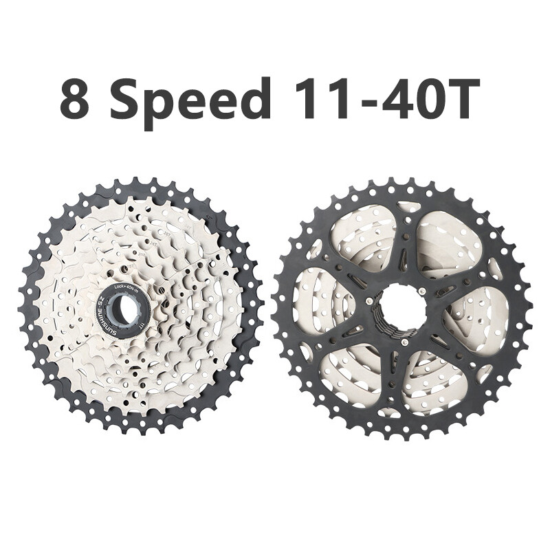 SUNSHINE Băng Cassette Xe Đạp Leo Núi 8 Tốc Độ 32/40/42T Líp Xích Xe Đạp Leo Núi Bằng Thép Líp Xe Đạ