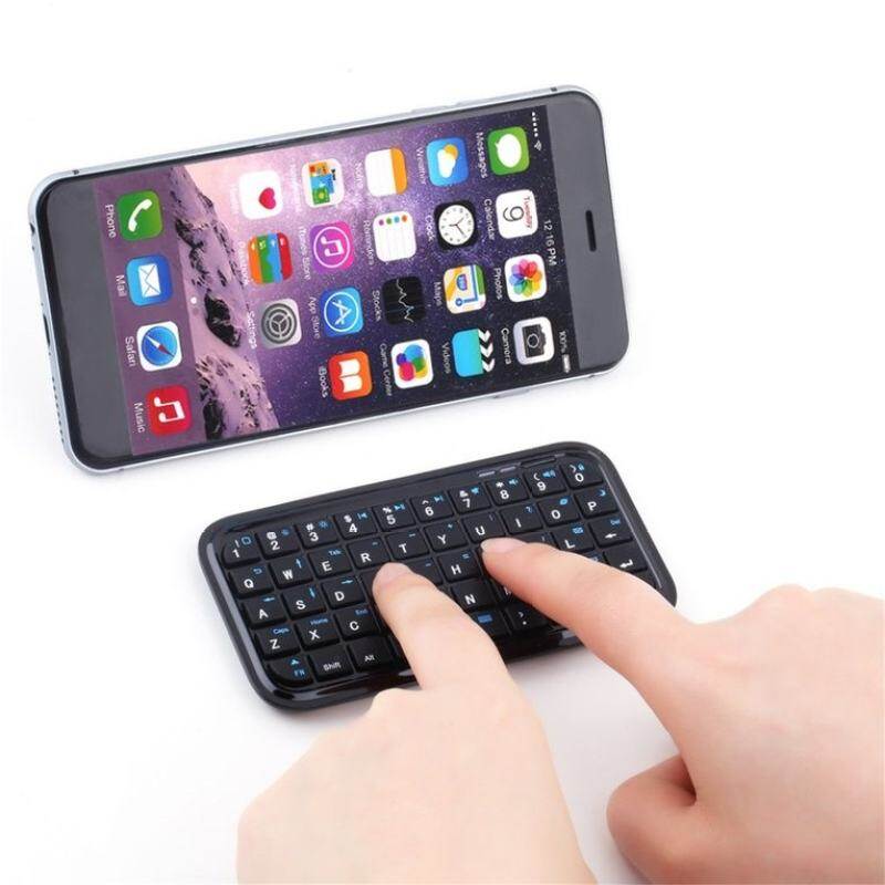 Pocket Mini Bàn phím không dây Bluetooth cho Iphone Ipad Điện thoại PC Hệ điều hành Android