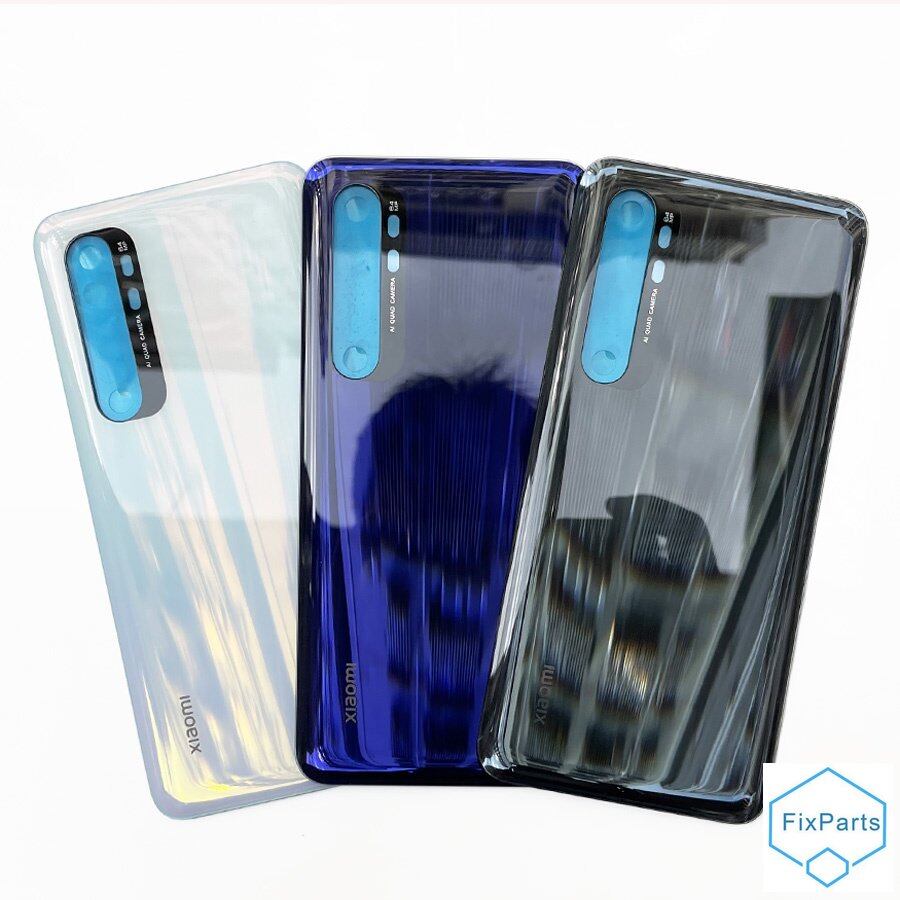 Ốp lưng mặt kính chính hãng 100% cho xiaomi mi note 10 lite ốp lưng ốp lưng cửa sau pin