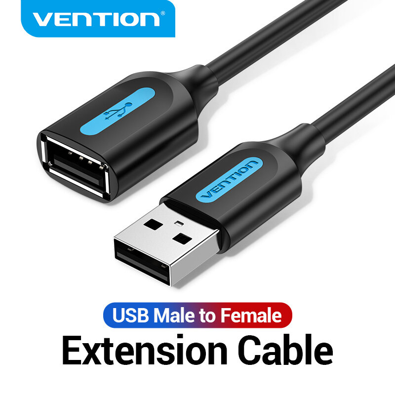 Vention USB 2.0 Extension Cable USB Male to Female Extension Wire USB 2.0 Fast Data transfer Cable f