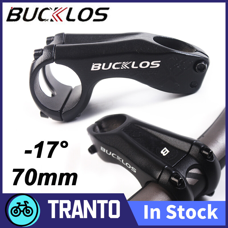 BUCKLOS- Pô Tăng Xe Đạp 17 Độ, Pô Tăng MTB Siêu Nhẹ Hợp Kim Nhôm 70Mm Pô Tăng Xe Đạp Leo Núi Đường Trường Dành Cho Tay Lái 31.8Mm Phụ Tùng Xe Đạp