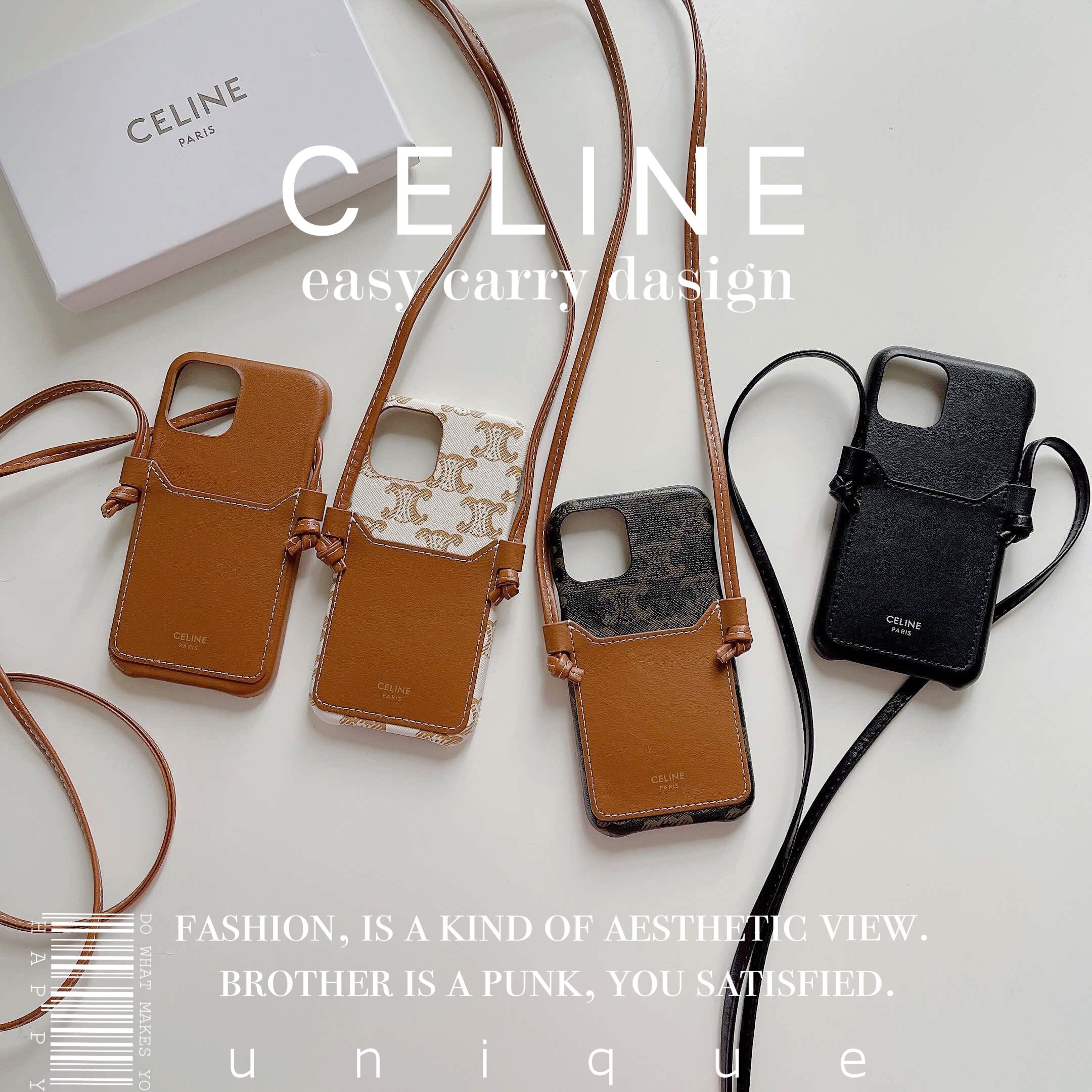 Ốp iPhone Thương Hiệu Thời Trang Có Dây Xích Dài Cho iPhone 14 14Promax iPhone 13 13 ProMax 12 Promax iPhone 11 Ốp Bảo Vệ iPhone Có Dây Đeo Di Động Phổ Biến Ins Kèm Ngăn Đựng Thẻ