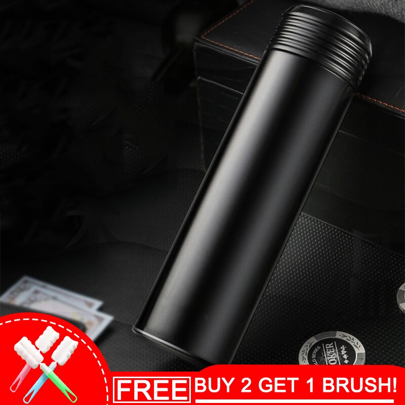 Keelorn 480ml Vacuum Flasks Thermoses Cup Stainless Steel Creative Mug Business Car Portable Thermal Insulation Mug Cups