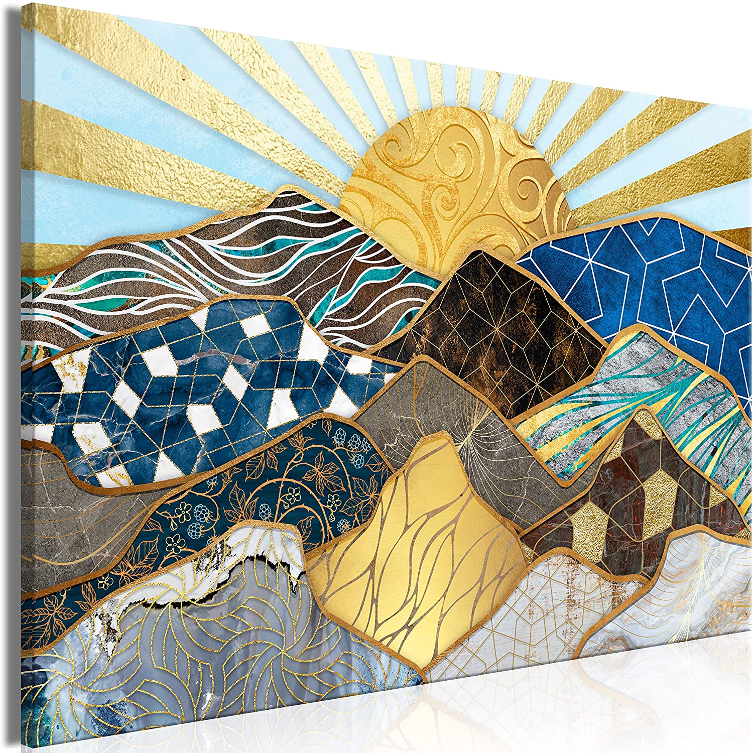 Artgeist World Map Corkboard Wall Art - 35x24 Inch Pinboard With 50 Pins For Travel Planning & Memories