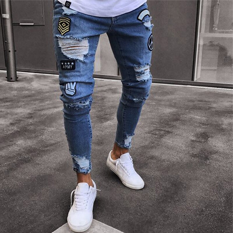 biker jeans men