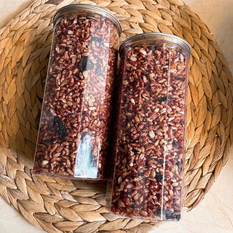 Gạo lứt sấy rong biển - cơm sấy gạo lứt - hũ 320gr