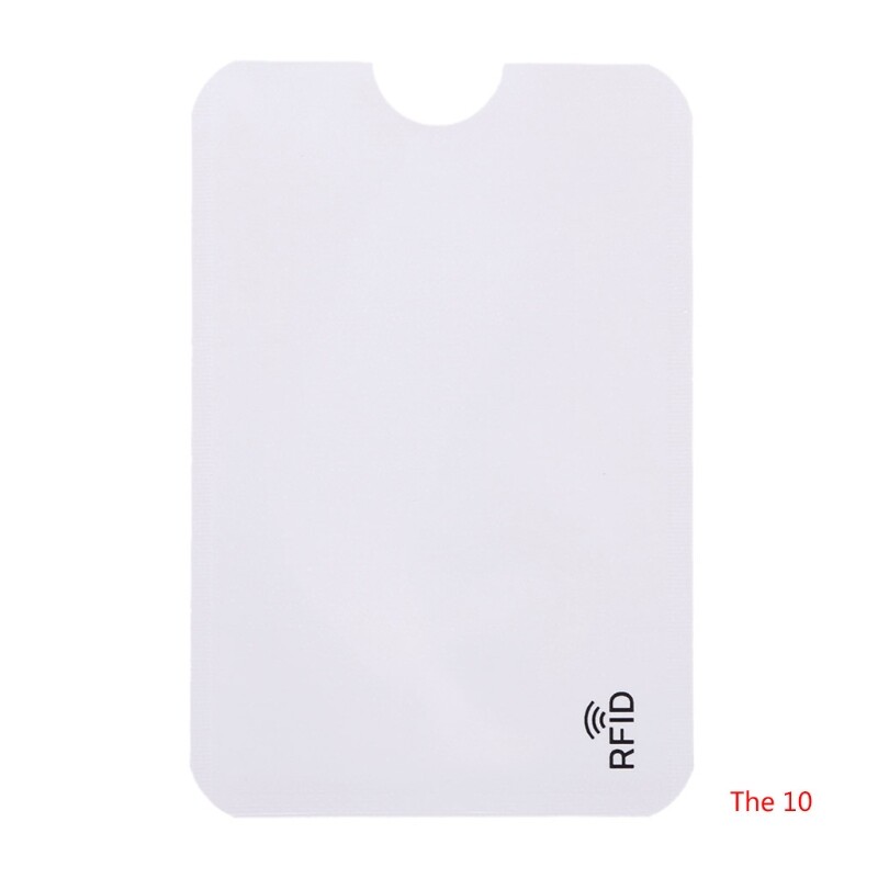 10 cái bọc bảo vệ thẻ tín dụng bọc bảo mật bọc bảo vệ thẻ id chặn rfid