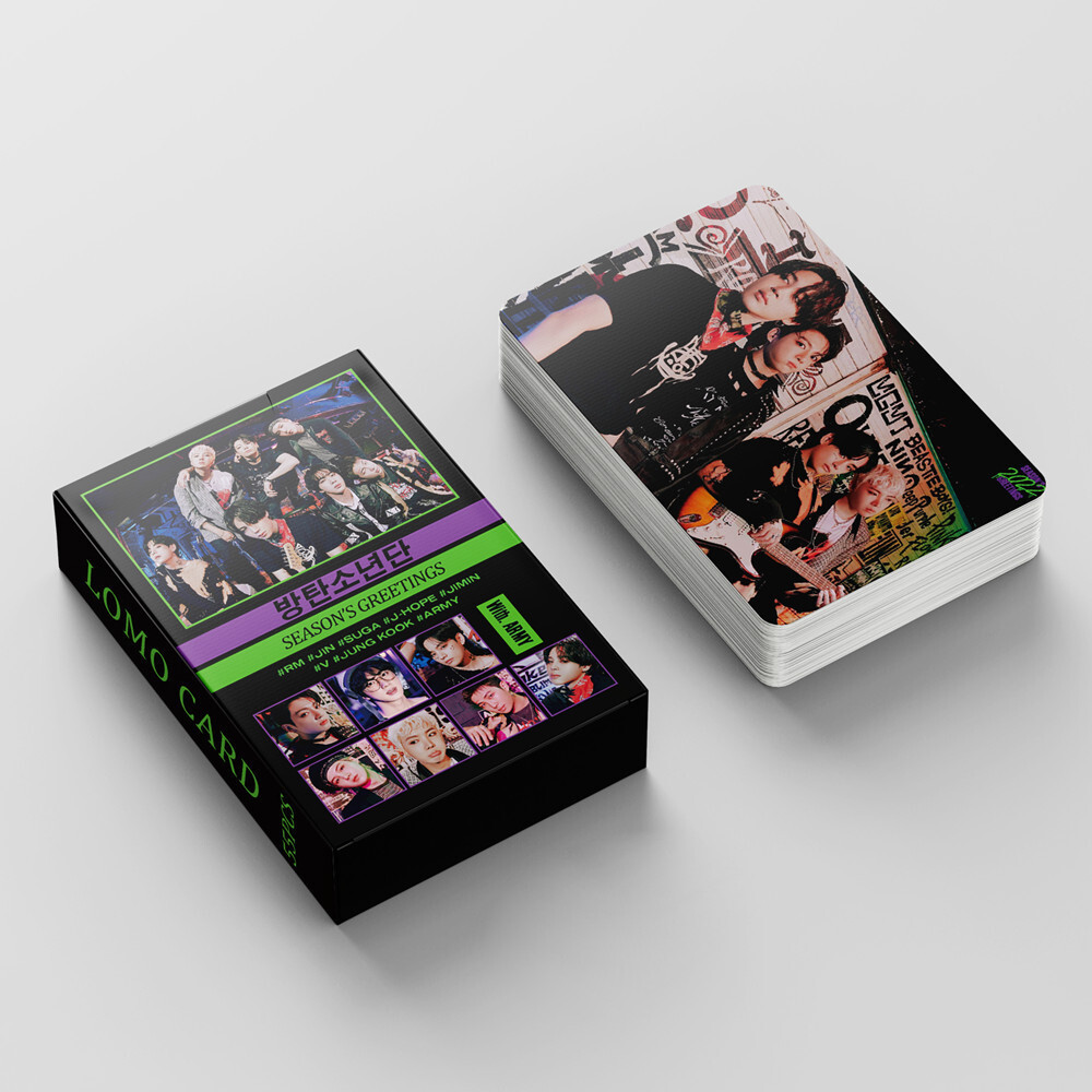 Csbi 55 Cái/bộ Album Mới Kpop BTS Thiệp Chúc Mừng LOMO Mùa 2022 Bộ Ảnh/Thẻ Ảnh Tập Thể Bangtan Boys