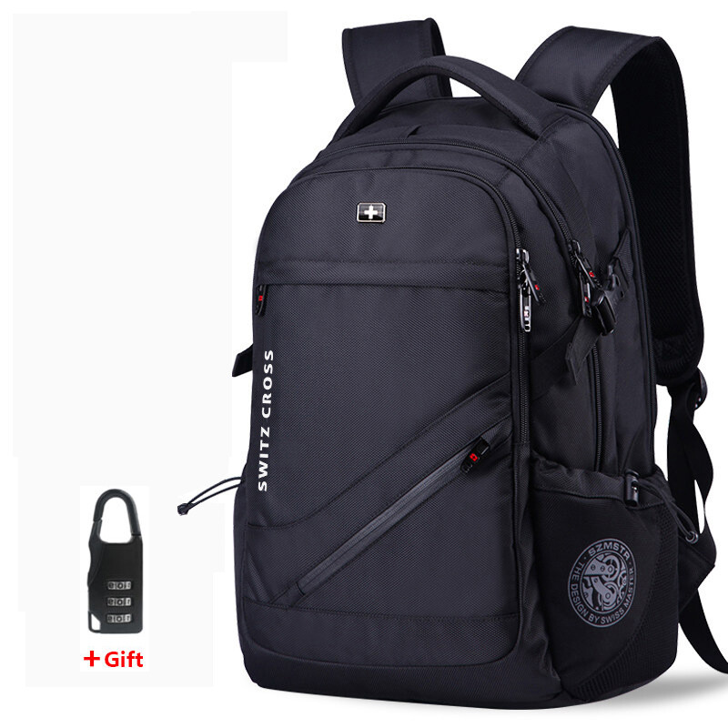 Mochila Người Đàn Ông Thụy Sĩ Của Chống Trộm Ba Lô USB Trường Máy Tính Xách Tay Túi Du Lịch Không Thấm Nước Kinh Doanh 15.6 17 Inch Máy Tính Xách Tay Ba Lô Phụ Nữ