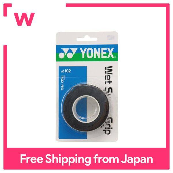 YONEX Băng Quấn Cán Vợt Cầu Lông Tennis Ướt Siêu Bám (3 Miếng) AC102 Màu Đen