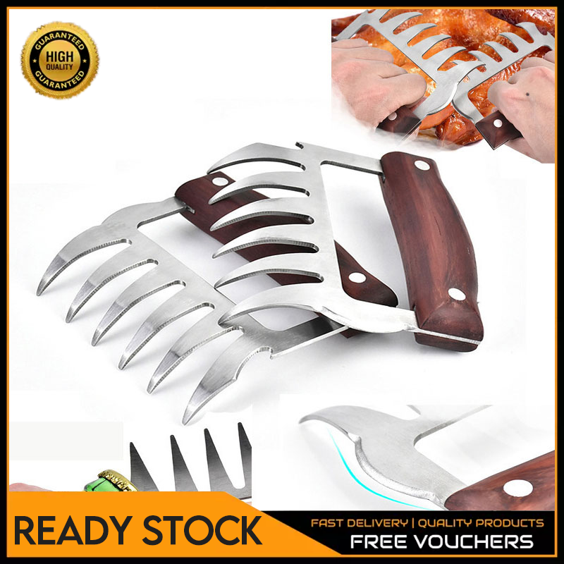 Kitchen BBQ Tool Bear Claw Meat Shredder Vegetable Slicer Cutters Beer Opener Meat Grinder Tear Roasting Fork Meat Tools