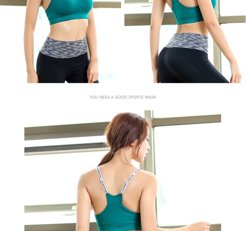 SUPERFLOWER Sports Bra Yoga Fiess Sports Quick Drying Running Gym Training Shockproof Underwear_voghion.com