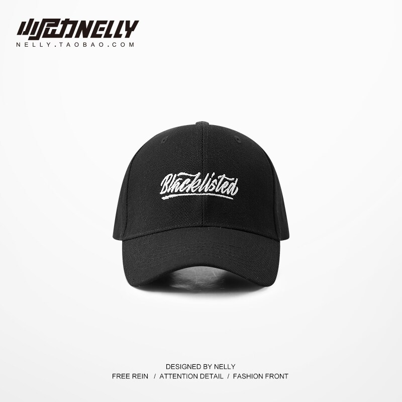 Retro new spring peaked cap unisex Korean style casual student embroidery English hip-hop personality baseball cap high street trend imported new