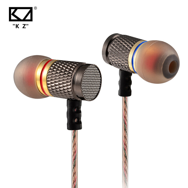 KZ EDR1 heavy bass earphone metal inear monitor cable control heavy