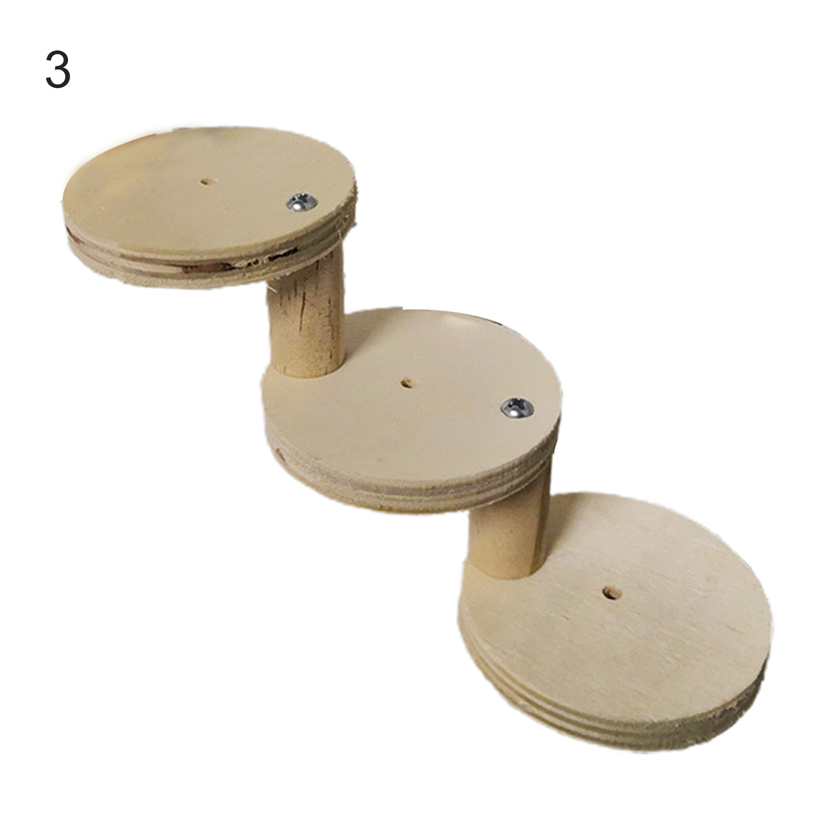 Huanhuang®1 Bộ Thang Cho Chuột Hamster Cầu Thang Leo Màu Trơn Có Thể Tháo Rời Độ Ổn Định Cao Chân Đế Tập Thể Dục Cho Chim Vẹt Để Sử Dụng Tại Nhà