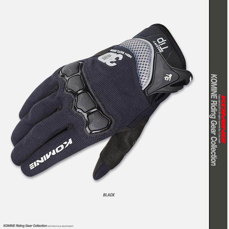 Summer touch screen komine gk 162 3d mesh technology motorcycle riding gloves motorbike moto racing gloves m-xxl